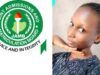 16-Year-Old Daniella Emerges 2026 UTME Highest Scorer Left: JAMB emblem with green circle and torch, motto text 'JOIN ADMISSIONS AND MATRICULATION BOARD' and 'SERVICE AND INTEGRITY'; right: woman posing with chin resting on her hand in a patterned top.