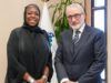 High Expectations Aliko Dangote Foundation Forges Partnership With Islamic Development Bank …Ms. Zouera Youssoufou, Managing Director & CEO of Aliko Dangote Foundation (left) and Dr. Rami Ahmad, Vice President (Operations) of the Islamic Development Bank during the visit…
