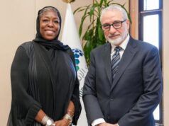 High Expectations Aliko Dangote Foundation Forges Partnership With Islamic Development Bank …Ms. Zouera Youssoufou, Managing Director & CEO of Aliko Dangote Foundation (left) and Dr. Rami Ahmad, Vice President (Operations) of the Islamic Development Bank during the visit…