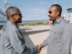 Dangote Raises Investment In Ethiopia To $4 Billion, Recommits To Food Security In Africa L-R: President of Dangote Group, Aliko Dangote, being welcome by the Prime Minister of Ethiopia, Abiy Ahmed to Gode, in Ethiopia’s Somali region, during an inspection of the fertiliser plant under construction in Gode, Ethiopia, over the weekend…