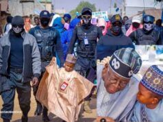 Trending: Read About Baby-Faced, 30-Year-Old APC Reps Aspirant From Kaduna State Mahmud Sadis Buba...and his bodyguards...inset...Buba with President Bola Tinubu...