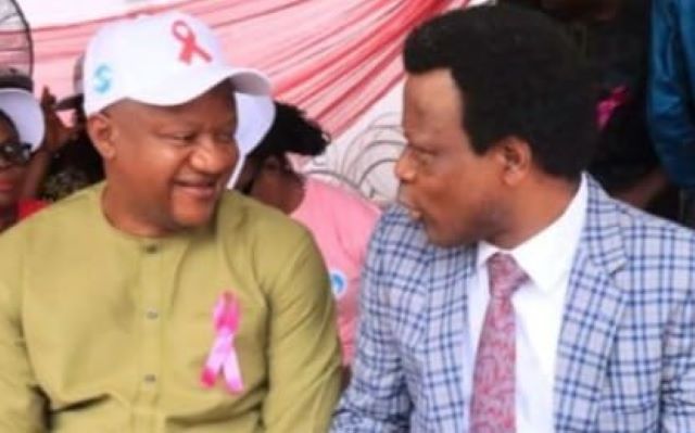Agbaje and Oseni Barr. Akeem Agbaje, left, with Hon Remi Oseni...
