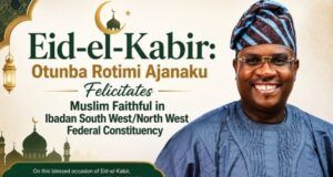 Eid-el-Kabir: Otunba Rotimi Ajanaku Felicitates Muslim Faithful