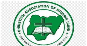 CAN Condemns Pupils’ Abduction, Killings In Oyo Circular logo of the Christian Association of Nigeria, featuring a green map of Nigeria, a cross, and an open Bible with the motto 'That they all may be one' (John 17:21).