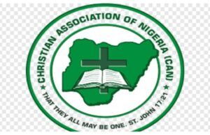 CAN Condemns Pupils’ Abduction, Killings In Oyo Circular logo of the Christian Association of Nigeria, featuring a green map of Nigeria, a cross, and an open Bible with the motto 'That they all may be one' (John 17:21).