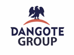 We Are Creating More Job Opportunities—Dangote Group Dangote Group logo with a dark blue eagle above a red arc and the words DANGOTE GROUP.