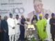 Fasoranti @100: Don Urges Nigerian Leaders To Rise Above Self-Interest, Build Enduring Legacies Group of dignitaries and elders posing with a cake on stage at a Dawn Commission event celebrating Pa Reuben Fasoranti's 100th birthday.
