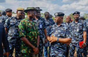 Invasion Of Oyo Schools: IGP Visits Affected Communities, Makes Promises IGP Olatunji Disu, with others at the affected community...