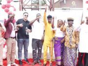 From Scarcity To Sustainability: LG Electronics Powers Water Access In Akwa Ibom L-R: Vice Chairman II, Mboho Mkparawa Ibibio, Aparawa Jimmy Essien, Head of Corporate Marketing at LG Electronics Nigeria,Mr. Paul Mba, Uyo Branch Manager, Fouani Nigeria Limited, Mr. Nabih Hawila, Secretary Youth Forum, Idang Community, Mr. Bassey Inyang, The Youth Leader, Ifa Ikot Idang, Mr. Effiong Edet, Wife of Idiong, Mrs. Maurice Asuquo Ibanga, The Village Head of Ifa Ikot Idang, Efe Idiong, Maurcus Asuquo Ibanga and The Family Head, Ifa, Bassey Etim at the commissioning of LG's expanded Environmental, Social, and Governance (ESG) initiative, marked by the donation of a solar-powered borehole to the Ifa Ikot Idang in the Etoi clan, Uyo Local Government Area, Akwa Ibom State…