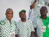 High Expectations As Oyo NUT Elects New Executives …new Oyo NUT Chairman (middle), Deputy Chairman, (left) and Treasurer, (right)…