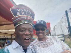 Haa! Alao-Akala’s Wife Cursed A Journalist At Senator Buhari’s Super Mega Empowerment Event In Ogbomoso