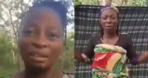 Terrorists’ ‘Test Transmission’ In Southwest Split image of two women outdoors: left is a close-up of a woman speaking, right shows a woman wearing a colorful wrapped cloth dress and patterned skirt in front of a plaid backdrop.