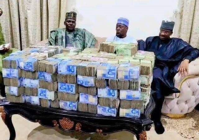 Senator Kaka Senator Kaka Shehu Lawan and others with their cash...