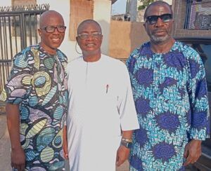 L R Dr Tunji Oladunni Amb Agboola and Arc Muyiwa Ige