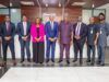 Push For Wider QR Code Adoption On Front Burner As ACAMB Visits NIBSS Publicity Secretary, Association of Corporate Communication and Marketing Professionals in Banks (ACAMB), Abiodun Coker, left, with others during the visit...