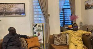 Abduction Of Sister: Makinde Gives Assurances As He Visits Adebayo Adelabu Engineer Seyi Makinde, right, with Chief Adebayo Adelabu...on Friday...