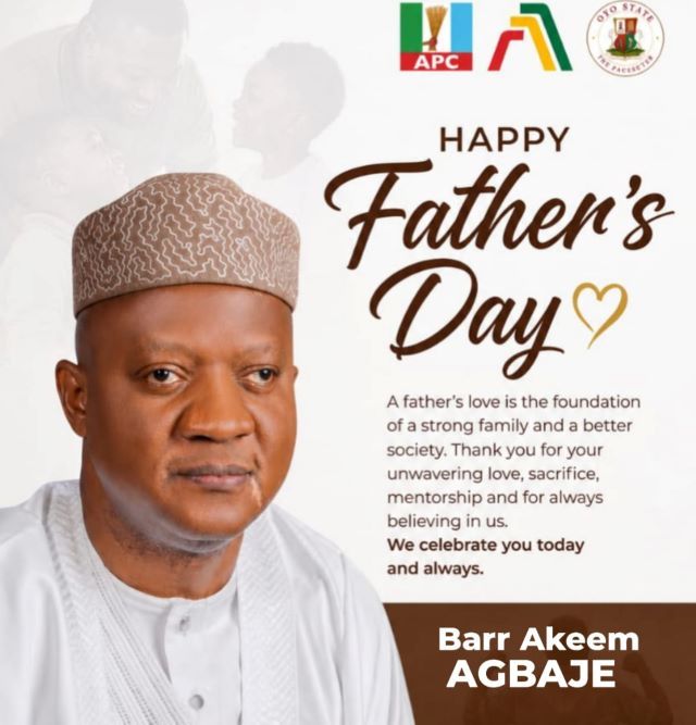 Agbaje on Father day