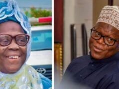 Demise Of Mom: Akeem Agbaje Sends Condolence Message To APC’s Scribe, Ajibola Basiru Ajibola Basiru, with late mom, Alhaja Sidikat Abake Basiru