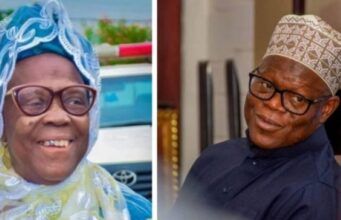 Demise Of Mom: Akeem Agbaje Sends Condolence Message To APC’s Scribe, Ajibola Basiru Ajibola Basiru, with late mom, Alhaja Sidikat Abake Basiru