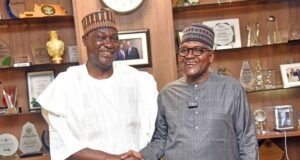 Aliko Dangote: Nigeria’ll Benefit Over $4bn In Forex From Our Fertiliser Export …President/CE, Dangote Industries Limited, Aliko Dangote, left, with Chairman of Board of Directors, Africa Finance Corporation, ( AFC), Samaila Zubairu; During the Signing Ceremony of Agreement Between Dangote Industries Limited, and Africa Finance Corporation, in Lagos on Friday 12, June 2026…