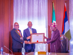End Mineral Exploitation, Stop Exporting Wealth In Raw Form, Tinubu Tells Africa Dr Dele Alake, middle, with President Bola Tinubu, right...