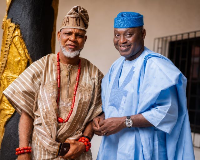 Demola Ojo with Oyebanji