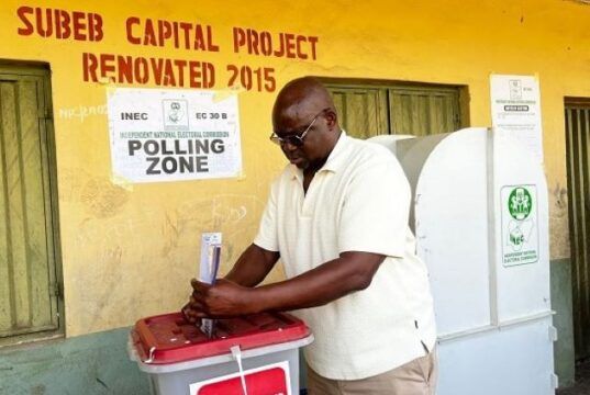 Ekiti Guber Poll: Ayo Fayose Votes, Predicts Landslide Victory For Oyebanji Ayodele Fayose...