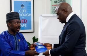 How Phase3 Telecom Is Driving Broadband Penetration Across Nigeria L-R: President, Guild of Corporate Online Publishers (GOCOP), Mr. Danlami Nmodu, mni,presenting a copy of a book published by the Guild to the Executive-Chairman of Phase 3 Telecom, Mr. Stanley Jegede during a courtesy visit to the Abuja office of Phase 3 Telecom on Thursday, June 18, 2026…(Photo courtesy Phase 3 Telecom)