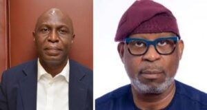 National Awards: Obasa Salutes Alake, Omatseye, Otitoju, Other Media Professionals Collage of four men's portraits: top-left in a suit, top-right wearing glasses and a maroon head wrap, bottom-left in light gray traditional attire, bottom-right in a blue outfit at a table.
