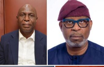National Awards: Obasa Salutes Alake, Omatseye, Otitoju, Other Media Professionals Collage of four men's portraits: top-left in a suit, top-right wearing glasses and a maroon head wrap, bottom-left in light gray traditional attire, bottom-right in a blue outfit at a table.