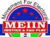 MEIIN Celebrates Democracy Day, Praises Tinubu’s Role In Nigeria’s Democratic Struggle Logo for Movement For Electoral Integrity In Nigeria (MEIN): circular emblem with a red banner reading 'JUSTICE & FAIR PLAY', blue field with red stars, and Nigerian flag colors around the edge.