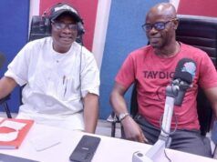 Mutiu Adepoju Warns Osimhen, Others, Says Super Eagles Have Talents But Need To Be More Disciplined Ambassador Olayinka Agboola, left, with Alhaji Mutiu Adepoju...during the Radio Show...