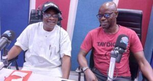 Mutiu Adepoju Warns Osimhen, Others, Says Super Eagles Have Talents But Need To Be More Disciplined Ambassador Olayinka Agboola, left, with Alhaji Mutiu Adepoju...during the Radio Show...