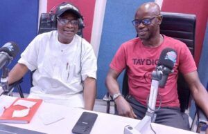Mutiu Adepoju Warns Osimhen, Others, Says Super Eagles Have Talents But Need To Be More Disciplined Ambassador Olayinka Agboola, left, with Alhaji Mutiu Adepoju...during the Radio Show...