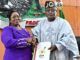 Day First Female Clerk Was Sworn In At Lagos Assembly Adenike Abolanle Oshinowo, left, with Rt Hon Mudashiru Obasa...at the event...