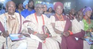 Legal Titans, Others Converge On Ado-Awaye As Former-Oyo Deputy Governor Iyiola Oladokun Buries Mother Chief Iyiola Oladokun and others at the event...