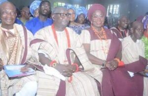 Legal Titans, Others Converge On Ado-Awaye As Former-Oyo Deputy Governor Iyiola Oladokun Buries Mother Chief Iyiola Oladokun and others at the event...