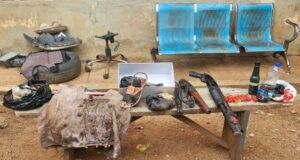 Police Arrested Five Armed Robbery Suspects In Ibadan, Recover Firearms, Charms