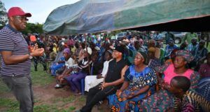 Abductions At Oriire LGA In Oyo State: Why This Must Be Conclusively Dealt With Oyo's Gov Seyi Makinde, left, addressing relatives of the abducted in Oriire LGA...