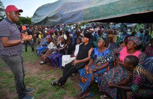Abductions At Oriire LGA In Oyo State: Why This Must Be Conclusively Dealt With Oyo's Gov Seyi Makinde, left, addressing relatives of the abducted in Oriire LGA...