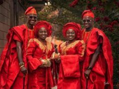 History Recorded As Twin Brothers Marry Twin Sisters In Double Wedding Ceremony In Ibadan, See Video The Oguntoye Twins and Adediran Twins...