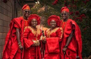 History Recorded As Twin Brothers Marry Twin Sisters In Double Wedding Ceremony In Ibadan, See Video The Oguntoye Twins and Adediran Twins...