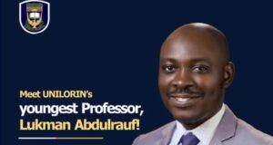 Check Out Abdulrauf, 38-Year-Old UNILORIN’s Youngest Professor Prof Lukman Abdulrauf...