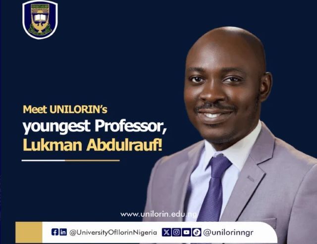 Unilorin Professor Prof Lukman Abdulrauf...