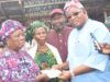 Sharafadeen Alli Redeems ₦25m Pledge To Bode Market Traders Senator Sharafadeen Alli's representative, Hon Shina Alabi...giving out the check to leaders of Bode Market...