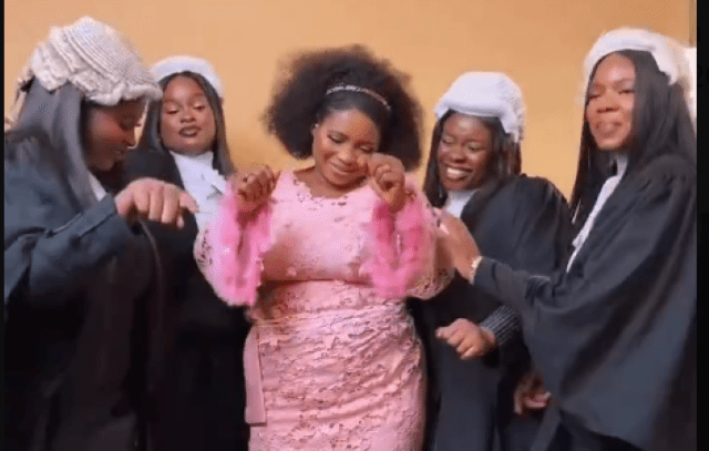 Bola Longe Family Mrs. Chuza Abimbola Favour Longe...with her four daughter lawyers...