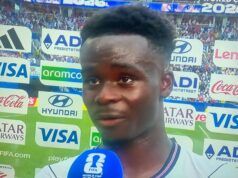 World Cup Third Place: Hat-Trick For Bukayo Saka As England Defeat France 6-4 Bukayo Saka of England...