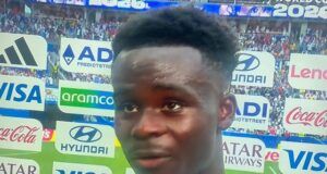 World Cup Third Place: Hat-Trick For Bukayo Saka As England Defeat France 6-4 Bukayo Saka of England...