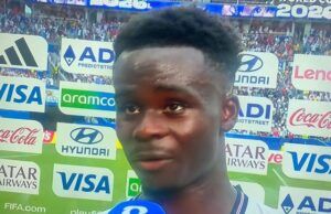 World Cup Third Place: Hat-Trick For Bukayo Saka As England Defeat France 6-4 Bukayo Saka of England...