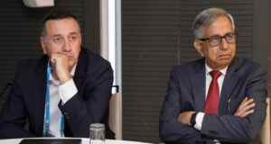 At Global CEO’s Summit, Dangote Cement GMD Champions Net-Zero Cement Production …Miljan Gutovic, Chief Executive Officer Holcim, left and Mr. Arvind Pathak Group Managing Director, Dangote Cement Plc during the 2026 Global Cement and Concrete Association’s CEO Strategic Dialogue held in Madrid, Spain…